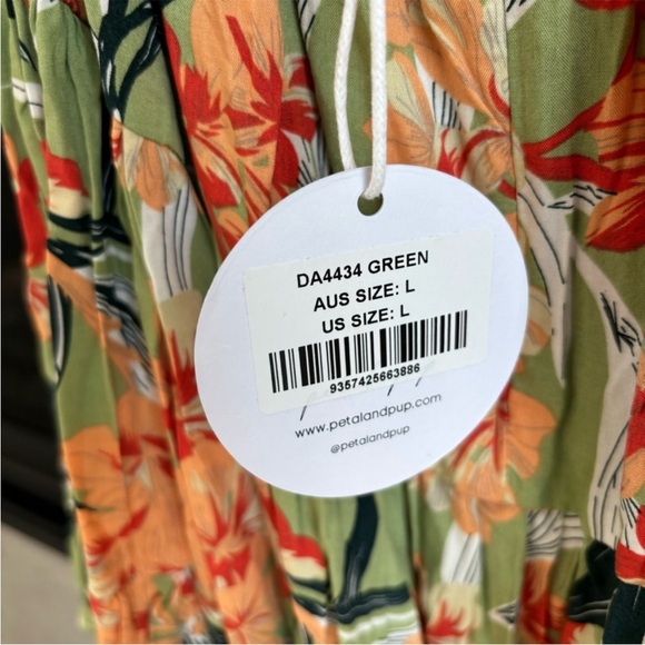 NWT Petal & Pup Mini Floral Dress, Size L - Picture 14 of 14